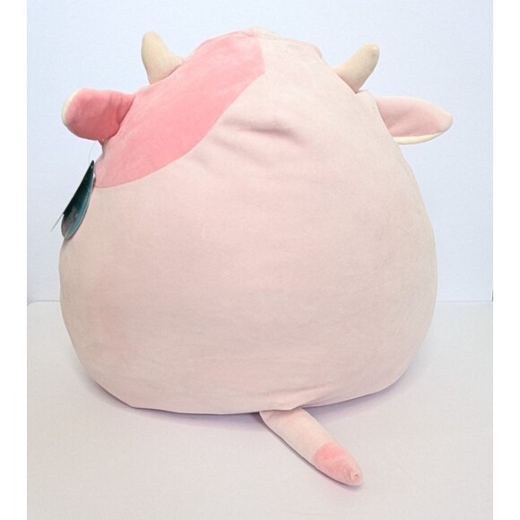 Kellytoy Squishmallows Clay The Pink Cow 16” Spotted Belly Costco Exclusive NWT - Picture 3 of 7